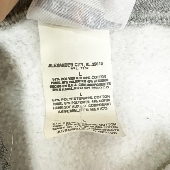 Jerzees Women's WSU Washington State University Cougars Gray Sweatshirt M/L - Picture 6 of 6